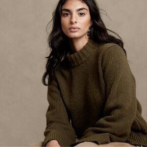 Banana Republic Factory Mock Neck Sweater Sz Small